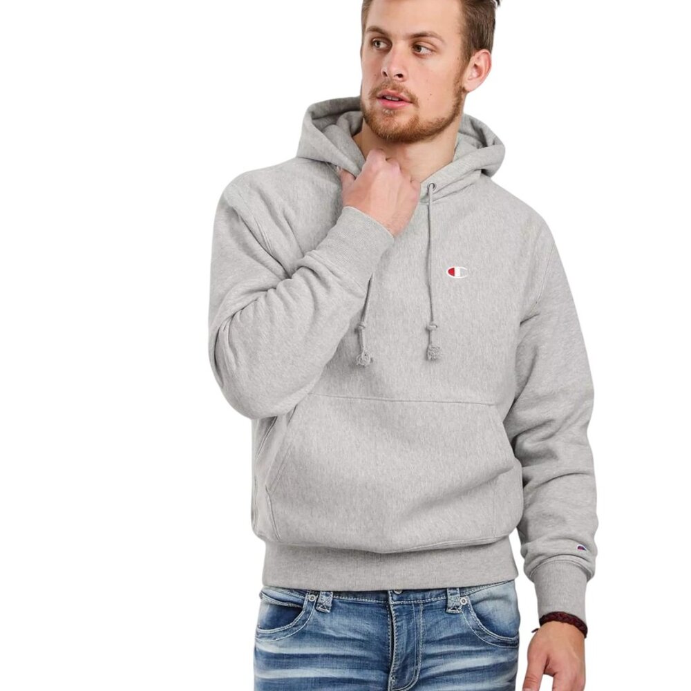 ​Champion Reverse Weave Hoodie Men's Size 3XL Gray Sweatshirt Heavyweight NWT